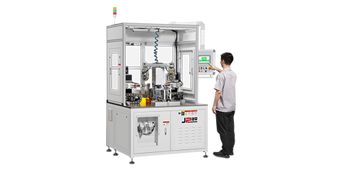 磁鋼轉子兩工位全自動平衡機對接桁架