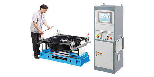 外轉子中型風機自驅動平衡機